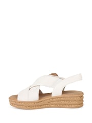 Gabor Cream Auckland Wedge Heeled Sandals - Image 5 of 5