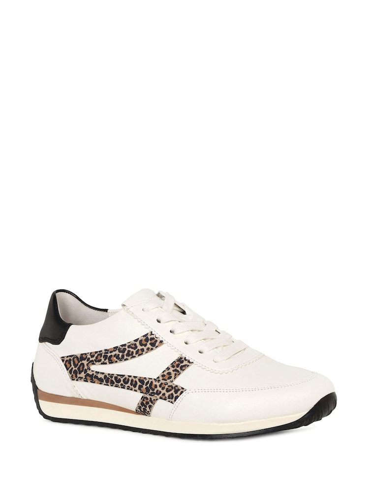 Gabor White Globe Retro Trainers - Image 1 of 5