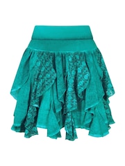 Joe Browns Blue Simply Summer Ruffle Mini Skirt - Image 5 of 5