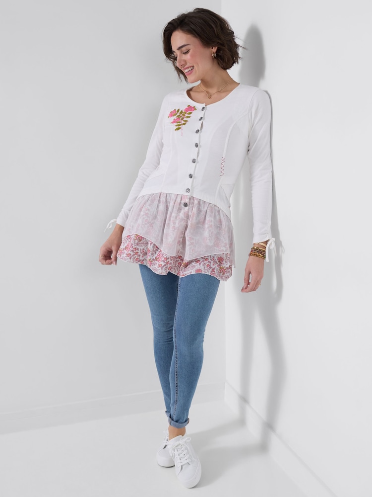Joe Browns White All In The Details Tunic Top - Image 1 of 6