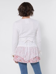 Joe Browns White All In The Details Tunic Top - Image 4 of 6