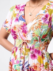 Joe Browns White Yasmine Printed Maxi Dress - Image 2 of 5