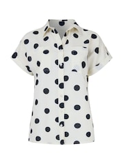 Joe Browns White Spot The Difference Printed Shirt - Image 5 of 5
