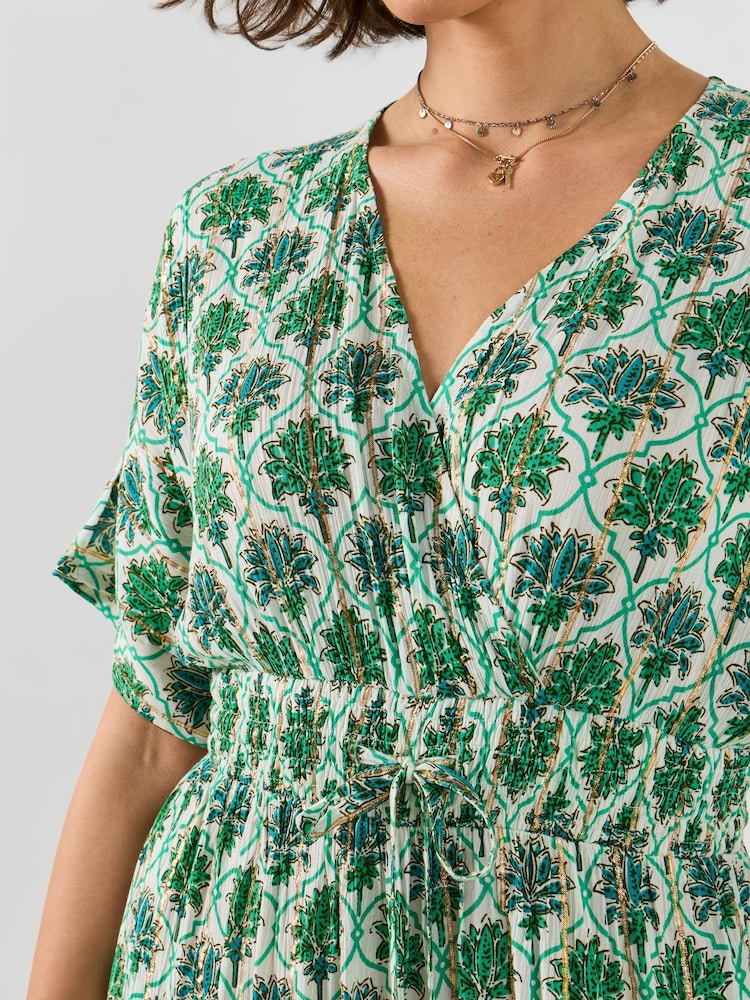 Joe Browns Green Ariana Printed Jumpsuit - Image 2 of 6