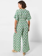 Joe Browns Green Ariana Printed Jumpsuit - Image 4 of 6