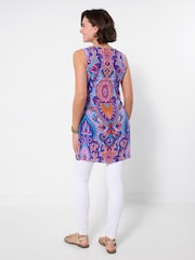 Joe Browns Blue Statement Reversible Tunic Top - Image 3 of 6
