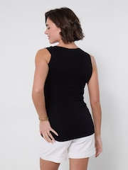 Joe Browns Black Lottie Cowl Neck Sleeveless Top - Image 4 of 5