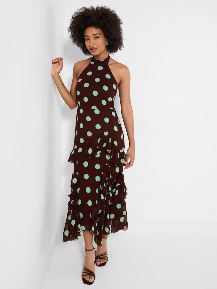 joe browns polka dot dress Fashion Joe Browns Polka Dot Dress Joe Browns V-Neck Floaty Sleeve Polka Dot Dress