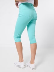 Joe Browns Blue Spring Gardens Green Capri Trousers - Image 4 of 5