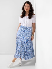 Joe Browns Blue Summer Tiered Maxi Skirt - Image 1 of 5