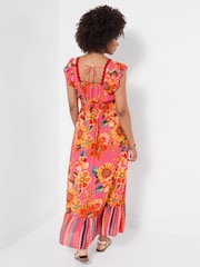 Joe Browns Pink Marnie Printed Dress - Image 4 of 6