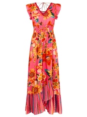 Joe Browns Pink Marnie Printed Dress - Image 6 of 6