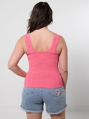 Joe Browns Pink Summer Brights Textured Vest - Image 4 of 5