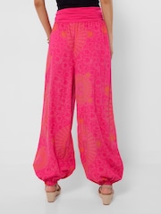 Joe Browns Pink Summer Brights Beach Trousers - Image 4 of 6