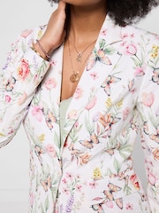 Joe Browns Beautiful Butterfly Linen Blend Jacket - Image 3 of 6