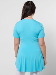 Joe Browns Blue Elsie Jersey Longline Top - Image 4 of 5