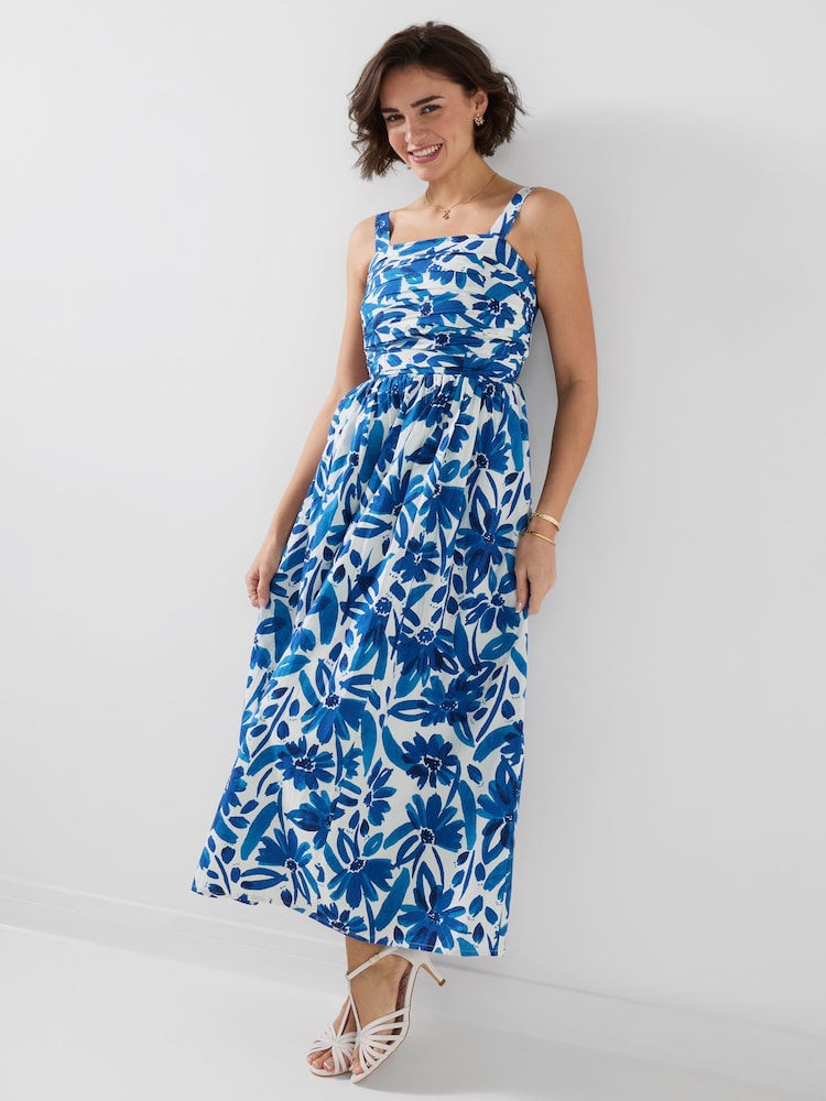 Joe Browns Blue Every Occasion Printed Dress - Image 2 of 6