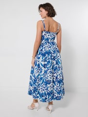 Joe Browns Blue Every Occasion Printed Dress - Image 4 of 6