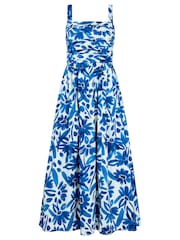 Joe Browns Blue Every Occasion Printed Dress - Image 6 of 6