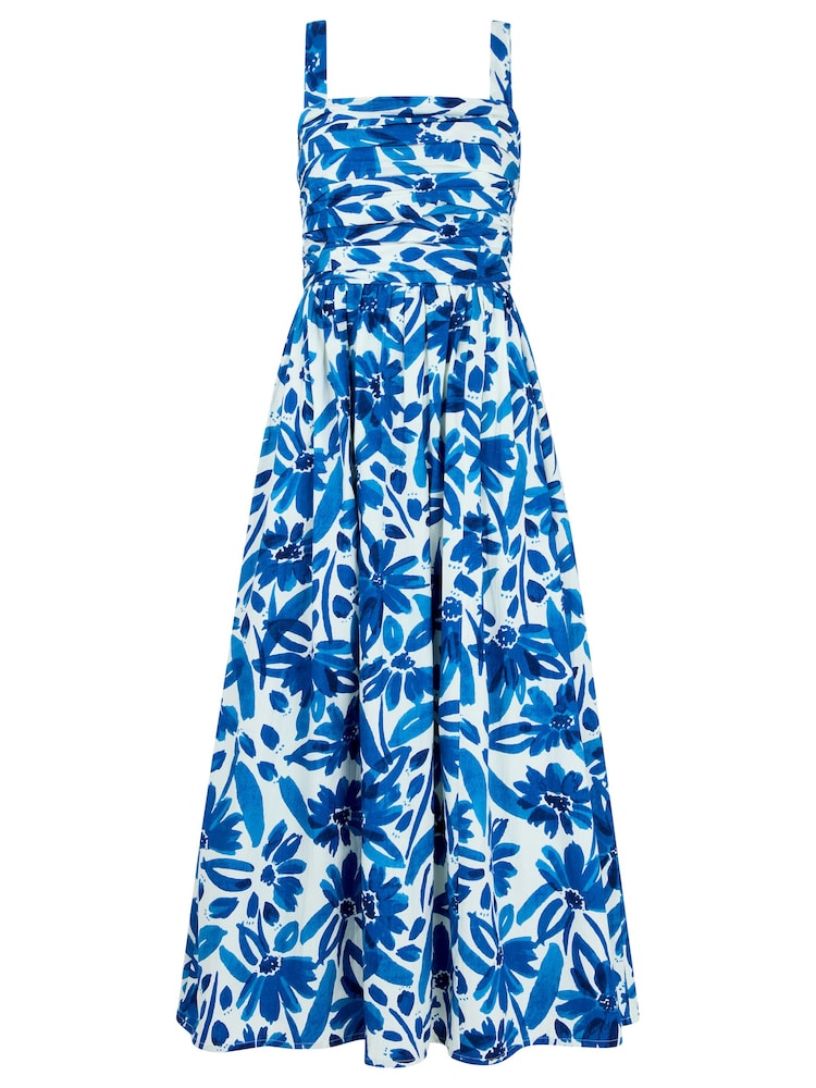 Joe Browns Blue Every Occasion Printed Dress - Image 6 of 6