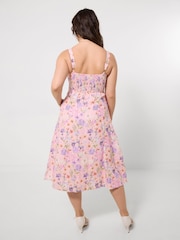 Joe Browns Pink Bella Linen Blend Dress - Image 4 of 6