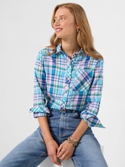 Joe Browns Mix It Up Check And Applique Shirt - Imagen 1 de 6