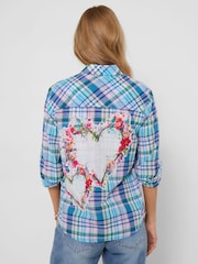 Joe Browns Mix It Up Check And Applique Shirt - Imagen 4 de 6
