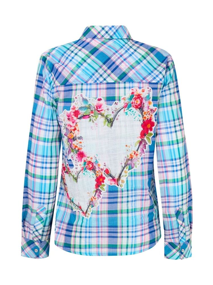 Joe Browns Mix It Up Check And Applique Shirt - Imagen 6 de 6