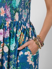 Joe Browns Blue Summer Garden Jersey Maxi Dress - Image 2 of 5