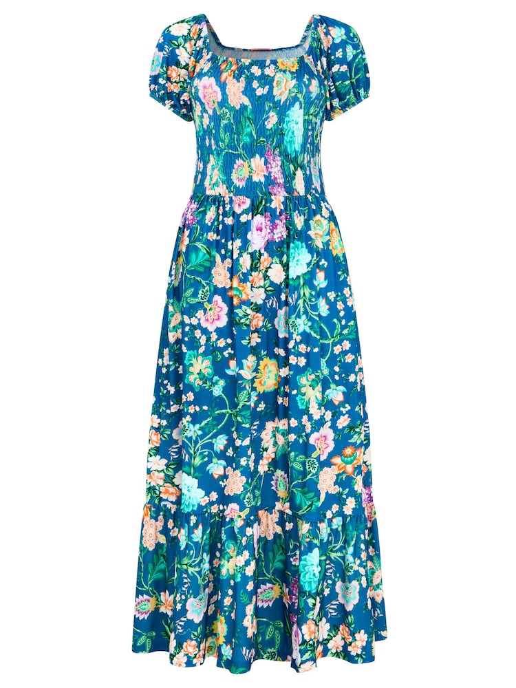 Joe Browns Blue Summer Garden Jersey Maxi Dress - Image 5 of 5