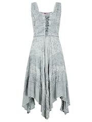 Joe Browns Grey Evie Jacquard And Embroidered Dress - Image 5 of 5