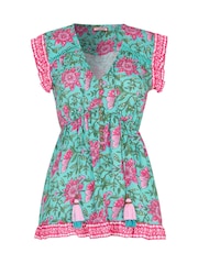 Joe Browns Blue Summer Days Printed Top - Image 5 of 5