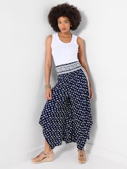 Joe Browns Blue Summer Days Beach Trousers - Image 3 of 5