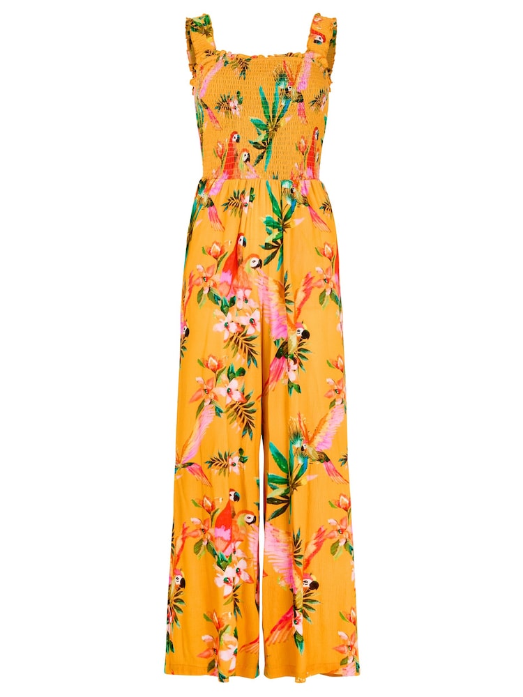 Joe Browns Yellow Birds Of Paradise Jumpsuit - Image 6 of 6