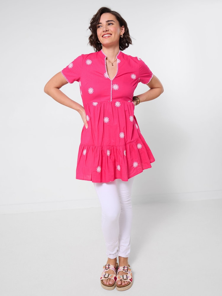 Joe Browns Beautiful And Bright Embroidered Tunic - Image 1 of 5