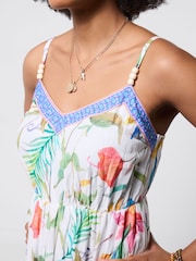 Joe Browns White Beautiful Border Maxi Dress - Image 2 of 5