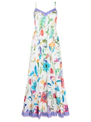 Joe Browns White Beautiful Border Maxi Dress - Image 5 of 5