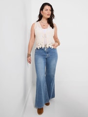 Joe Browns White Boho Vibes Waistcoat - Image 5 of 6