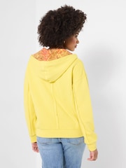 Joe Browns Yellow Fleur Hooded Sweatshirt - Image 3 of 5