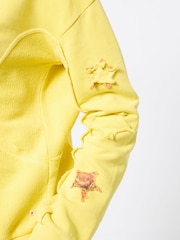 Joe Browns Yellow Fleur Hooded Sweatshirt - Image 4 of 5