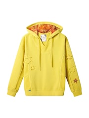 Joe Browns Yellow Fleur Hooded Sweatshirt - Image 5 of 5