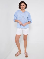 Joe Browns Blue Blue Skies Embroidered Top - Image 5 of 6