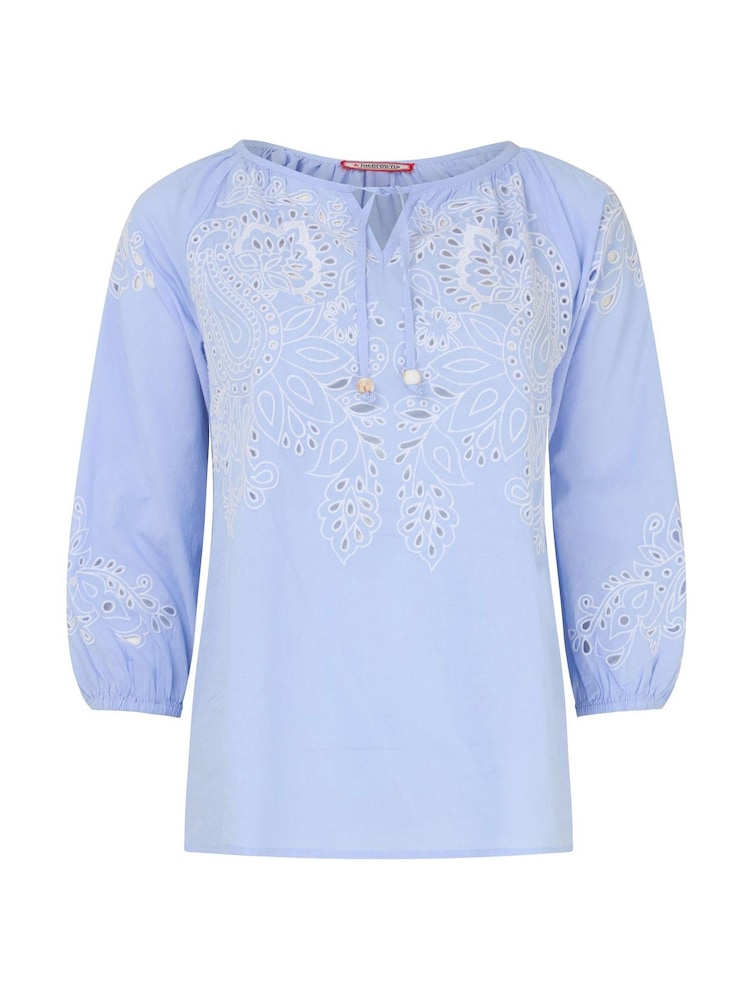 Joe Browns Blue Blue Skies Embroidered Top - Image 6 of 6