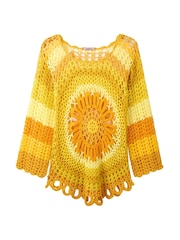 Joe Browns Yellow Summer Sunshine Crochet Jumper - Image 6 of 6