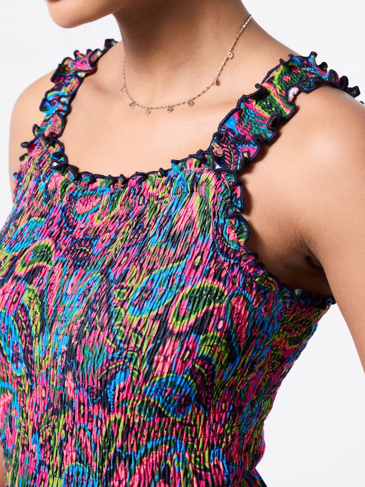 Joe Browns Black Carnival Printed Jersey Jumpsuit - Image 2 of 6