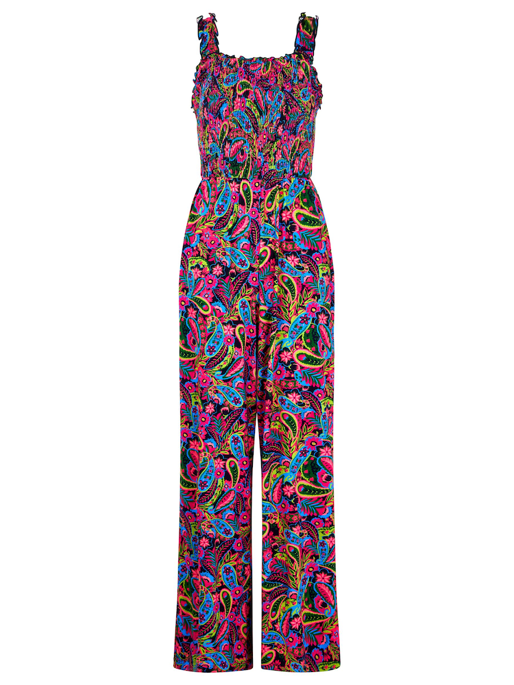 Joe Browns Black Carnival Printed Jersey Jumpsuit - Image 6 of 6