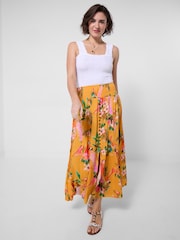 Joe Browns Yellow Perfect Paradise Button Front Maxi Skirt - Image 5 of 6