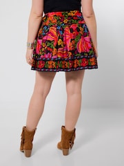 Joe Browns Black Summer Nights Tie Waist Mini Skirt - Image 4 of 6