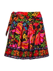 Joe Browns Black Summer Nights Tie Waist Mini Skirt - Image 6 of 6