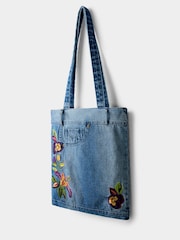 Joe Browns Blue Threads Denim Tote - Image 2 of 5